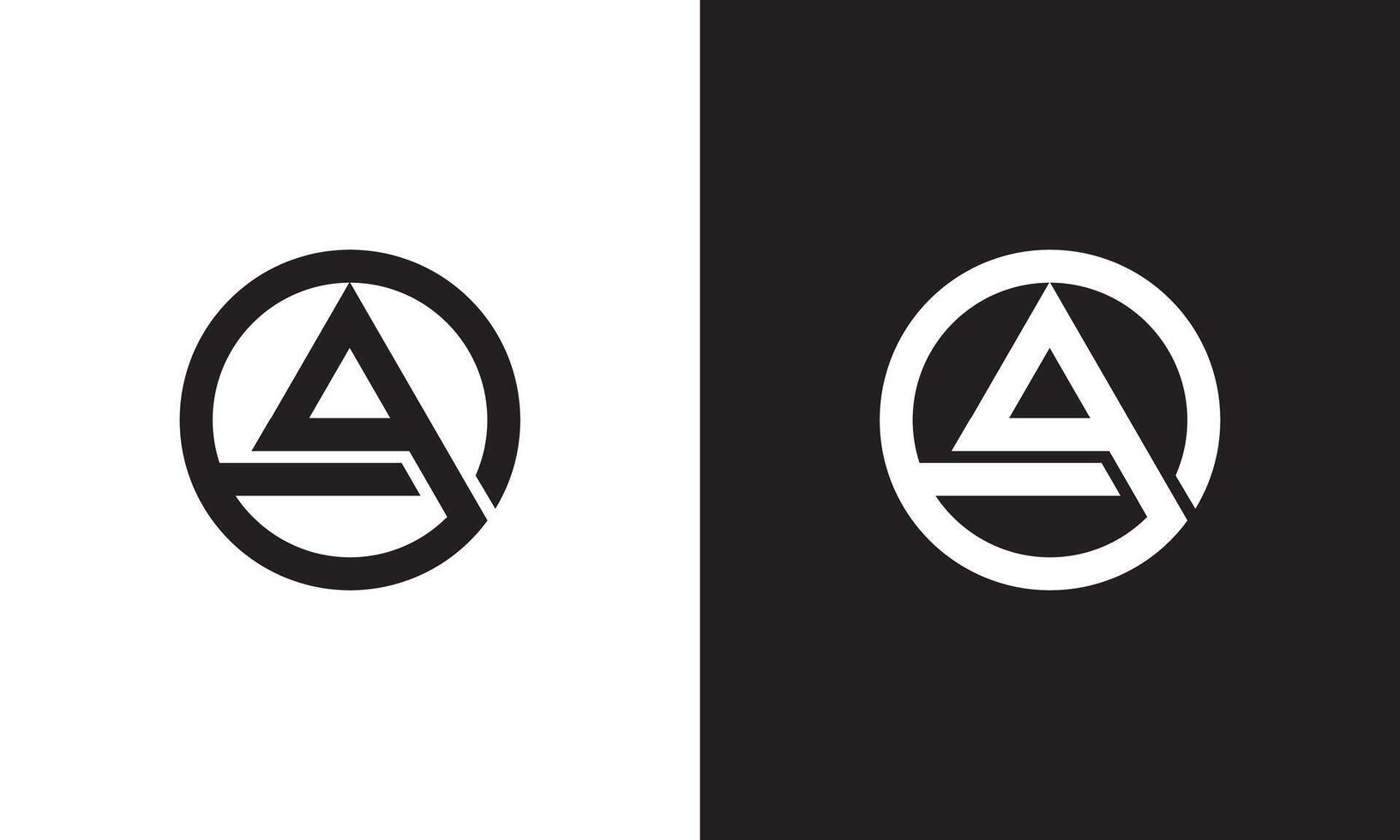 A letter logo, A logo design brand logo circle a logo unique logo vector