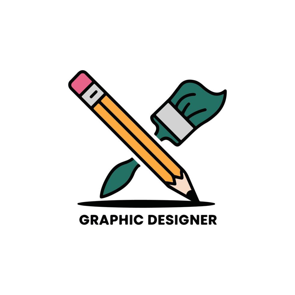 graphic designer logo illustration vector