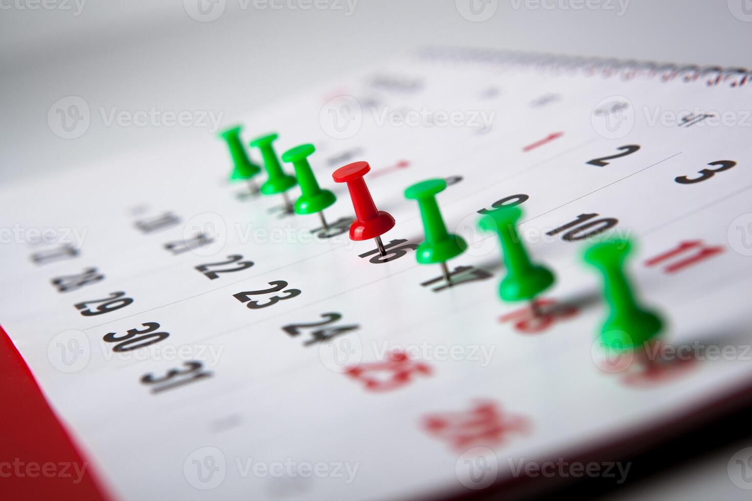 wall calendar calendar with needles photo