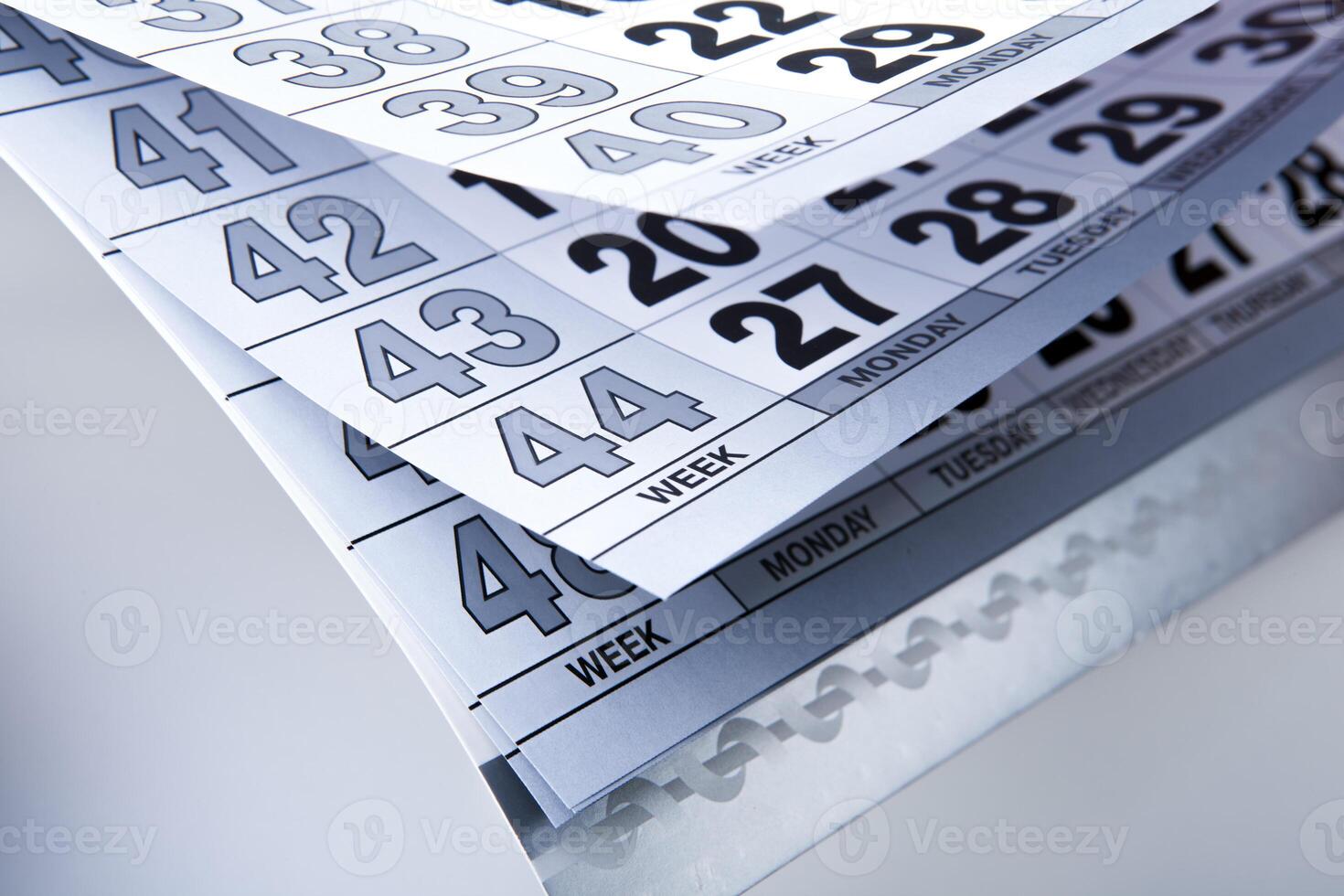 wall calendar calendar with the number of days photo