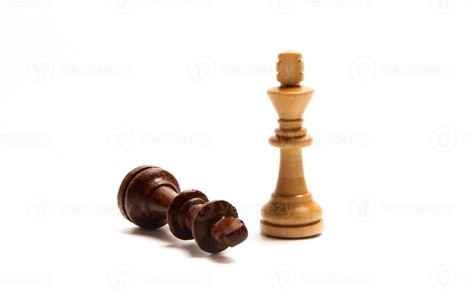 Chess pieces set photo