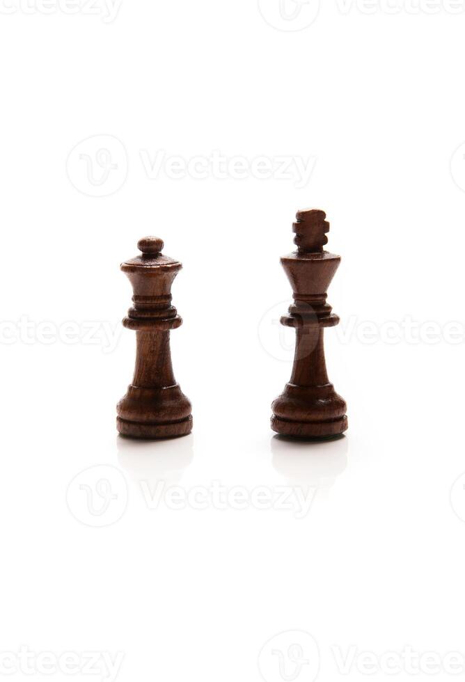 Chess pieces set photo