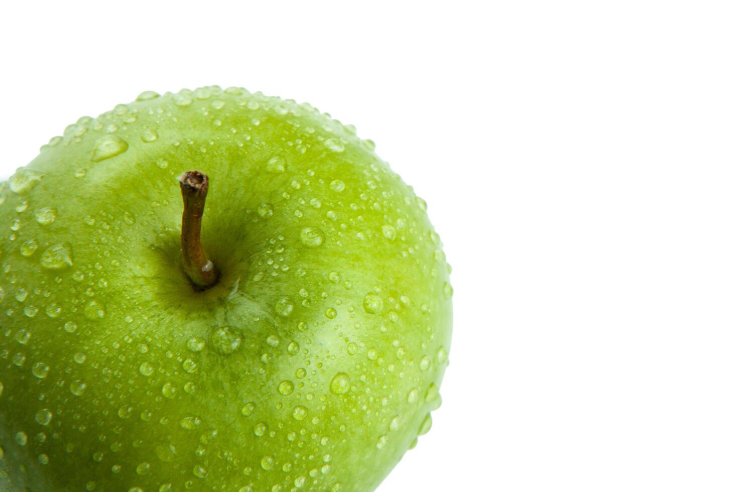 close-up of an apple photo
