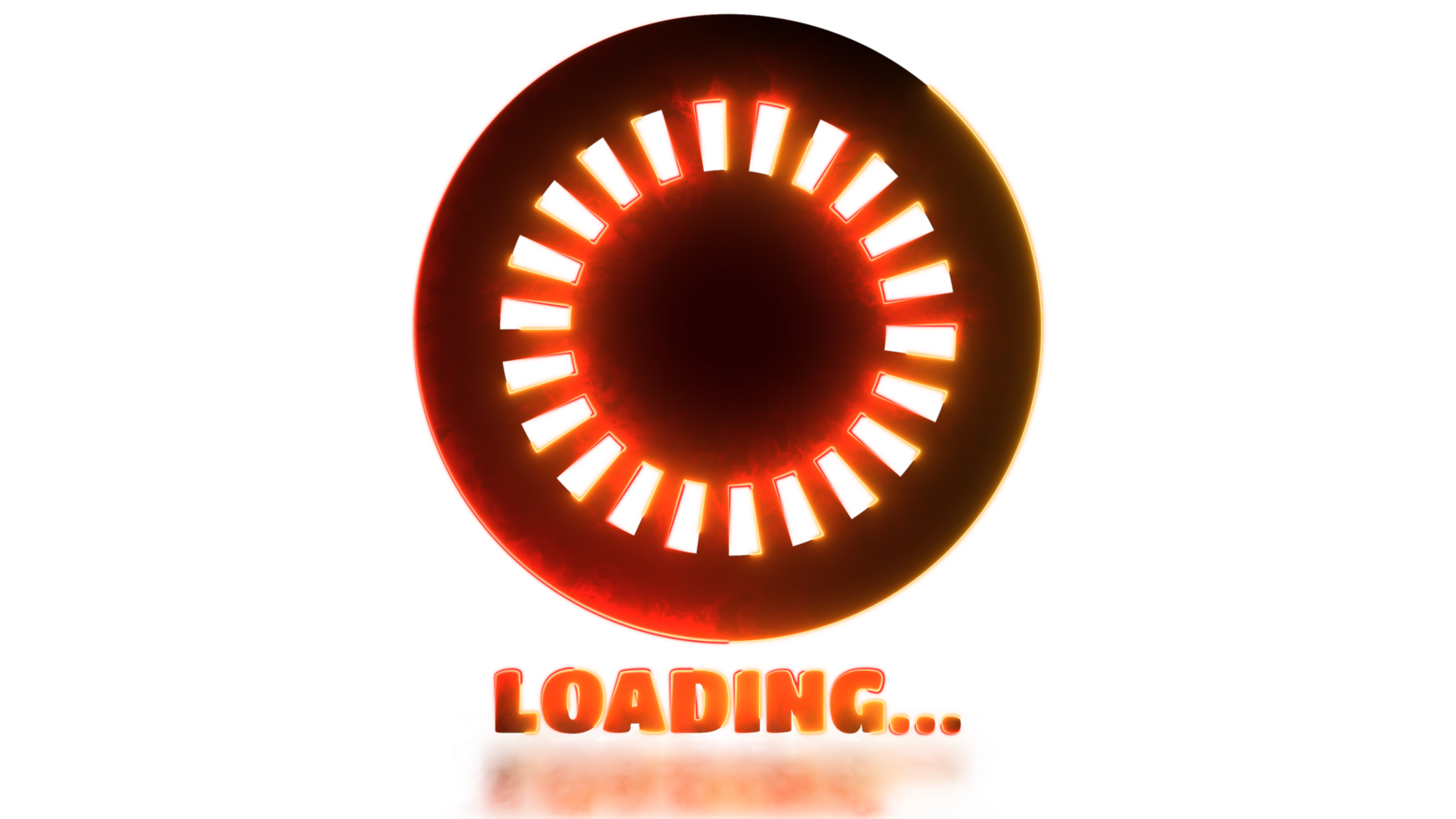 neon light loading icon 49813112 PNG