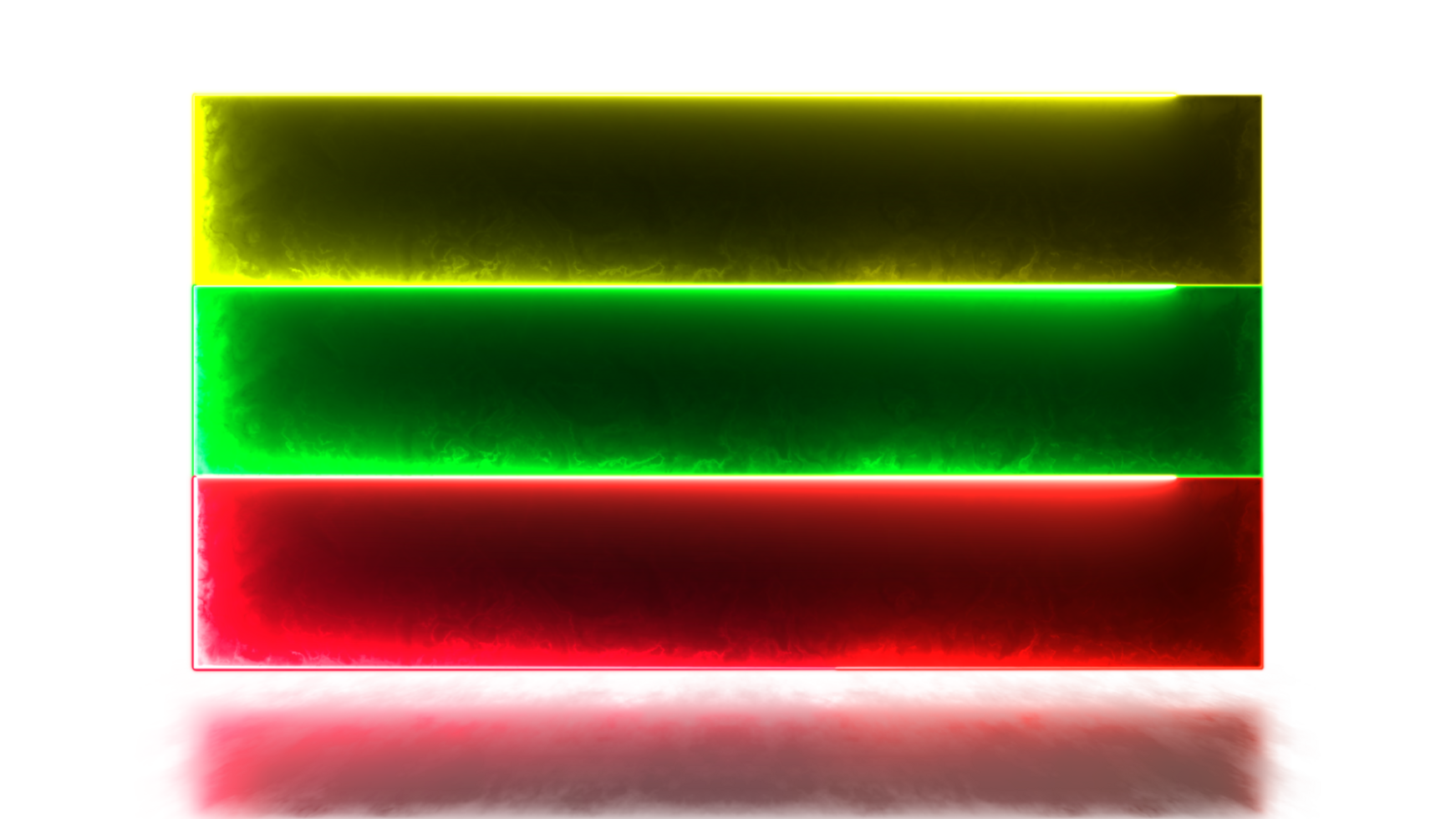 neon glow icons, national flag of Lithuania png