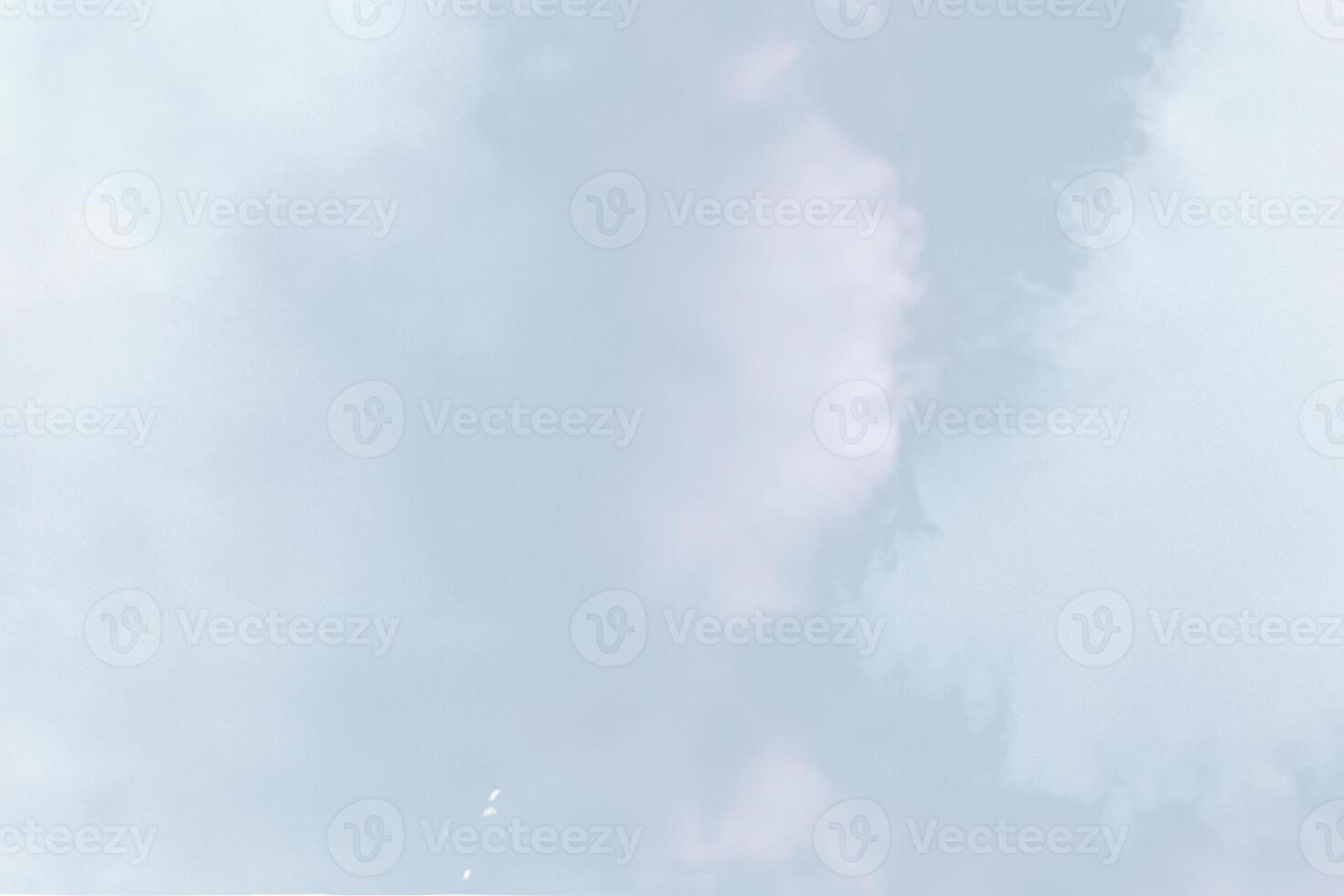 Clear Blue Sky with White Clouds photo