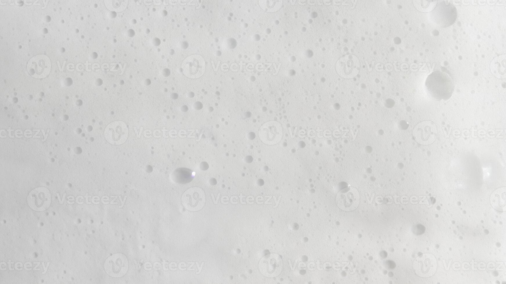 White Soapy Foam Texture with Bubbles photo
