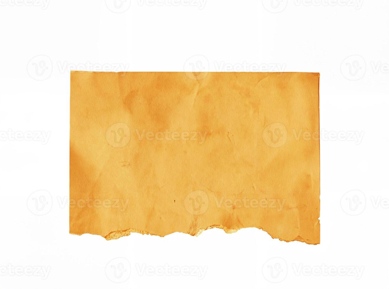 Vintage Gold Torn Paper with Copy Space photo