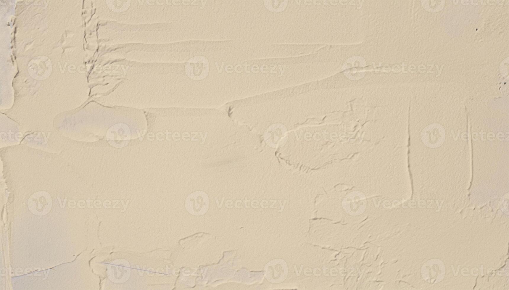 Abstract Beige Acrylic Wall Painting with Brushstroke Texture photo