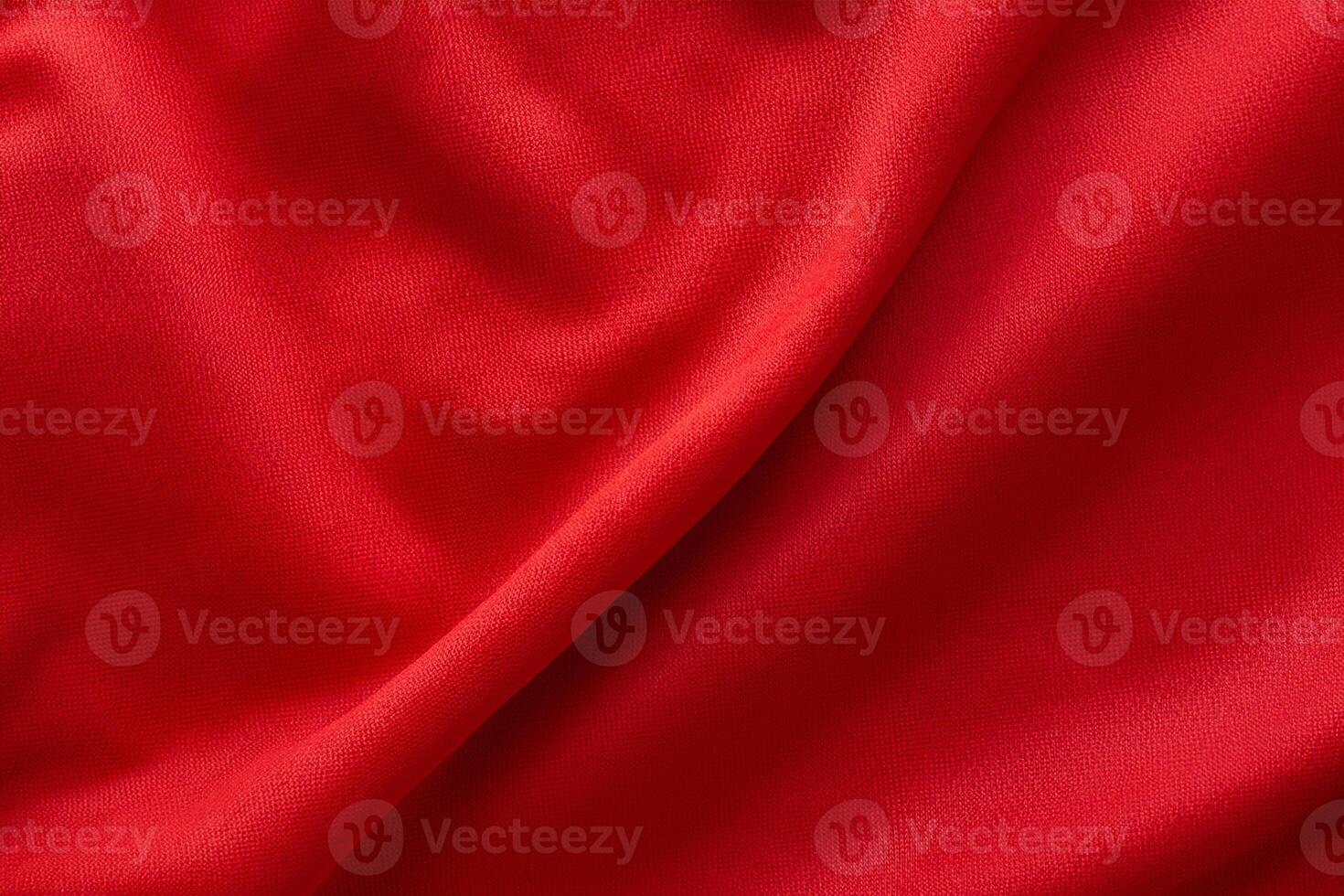 Red Football Jersey Fabric Texture photo