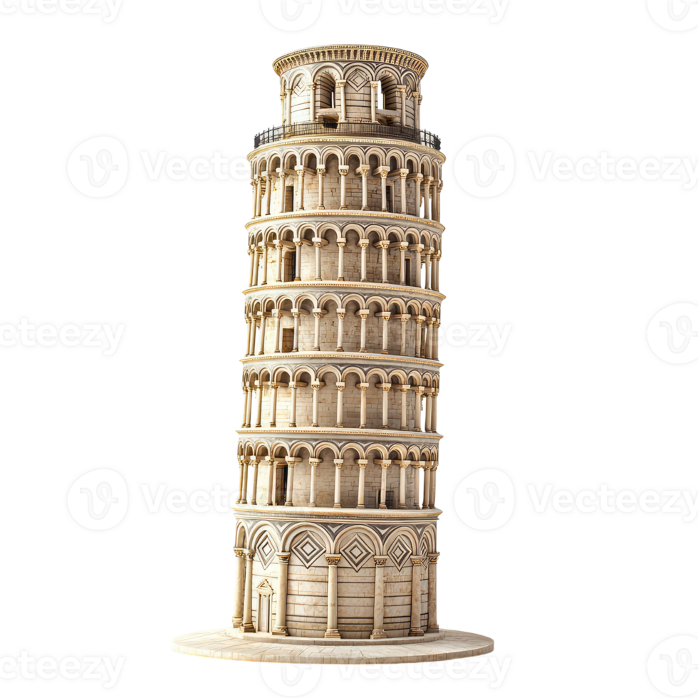 The Leaning Tower of Pisa A Timeless Architectural Masterpiece png