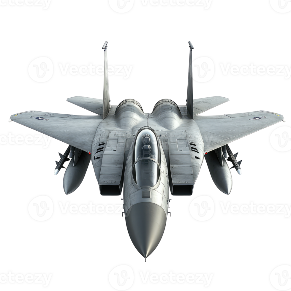 A Powerful Military Jet, AweInspiring View From the Front png