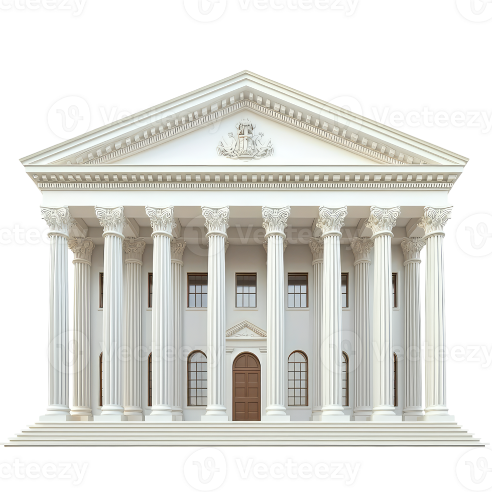 A Majestic Facade Classical Architecture in All its Glory png