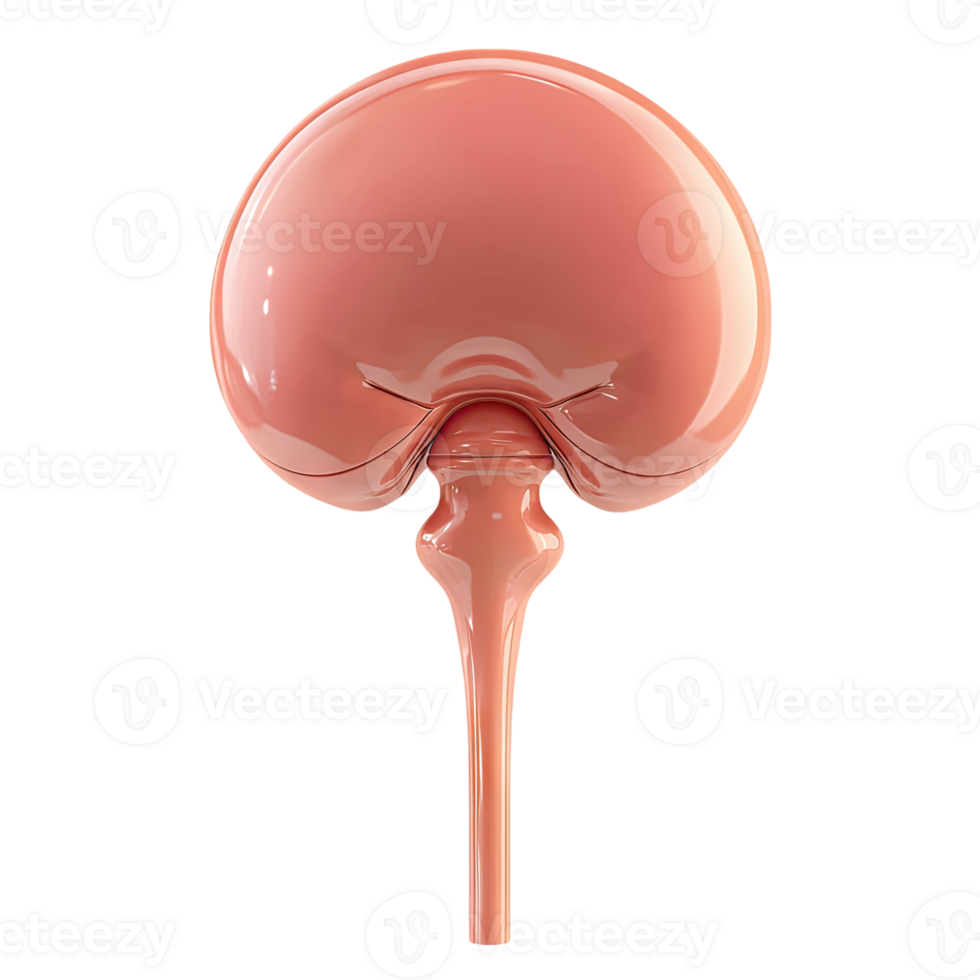 Human Bladder A 3D Anatomical Illustration png