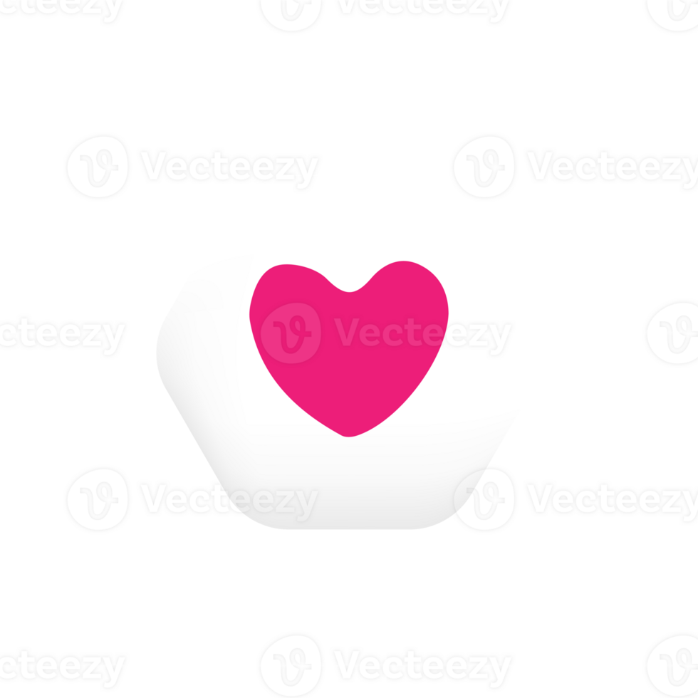 Valentine heart love icon png