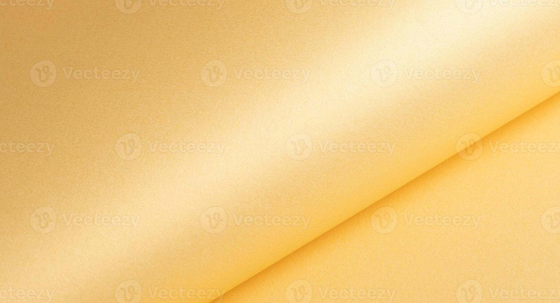 Yellow color paper background, smooth glowing shining texture, reflection photo