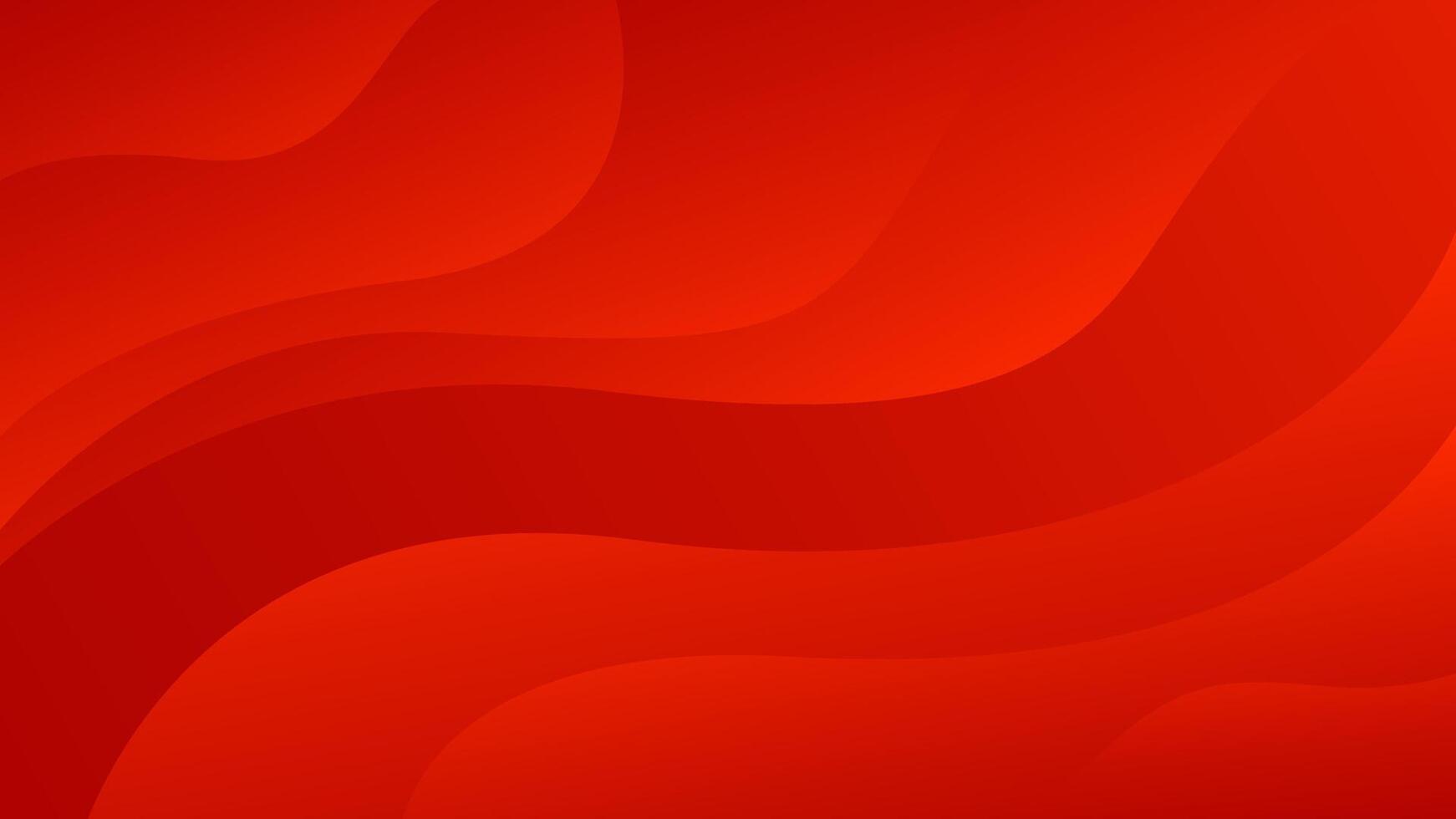 Abstract red wave background, modern dynamic wallpaper, illustration vector