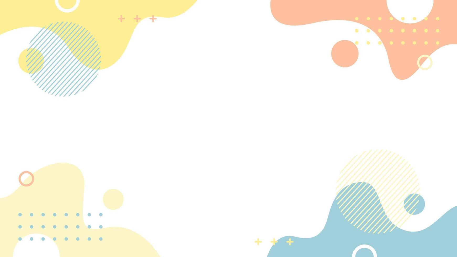 Abstract pastel paper cut banner background, Simple asymmetrical wallpaper. Suitable for templates, banners, cards, covers, web, pages, and others vector