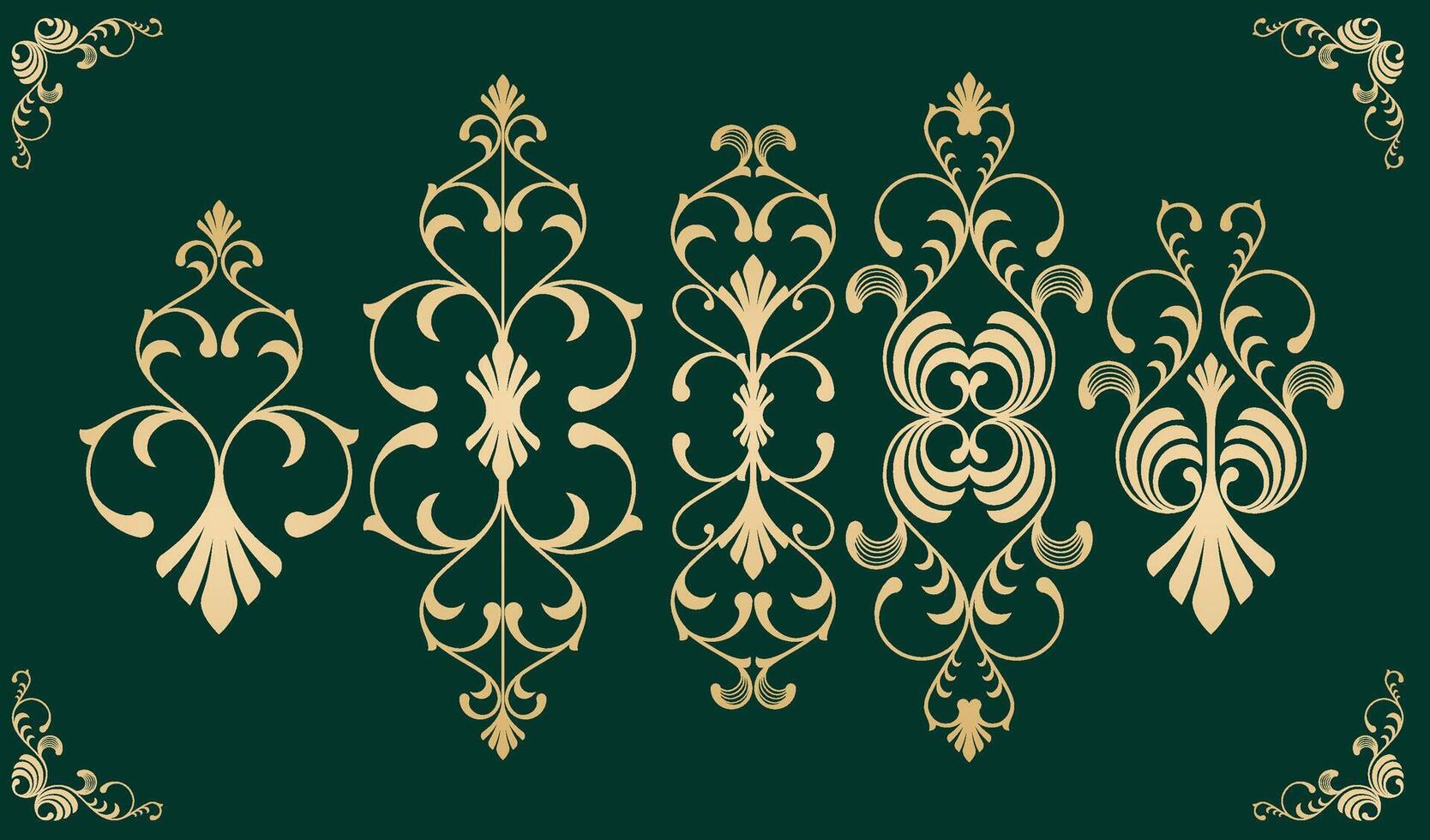 Abstract geometric pattern ornament design geometric logo template vector