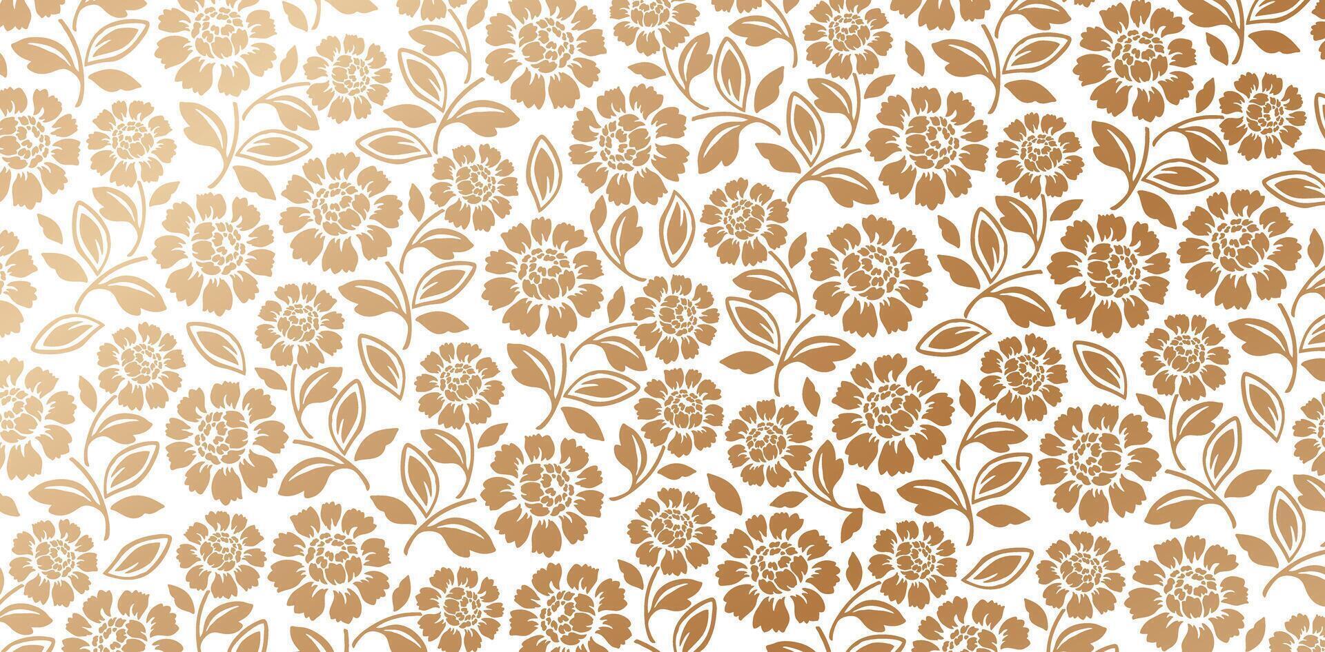 peony flower golden pattern wallpapers isolated white backgrounds for floral wallpaper the bedroom, patterned fills, webs pages, surface textures, books covers, fabrics printing papers, sticker papers vector