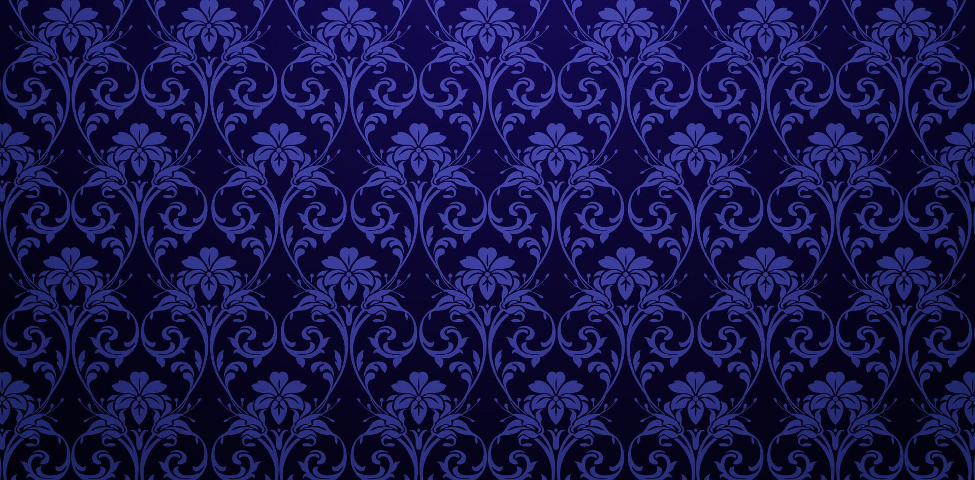 Patterns dark blue ornamental designs damask style backgrounds for wallpaper the bedroom, patterned fills, webs pages, surface textures, book covers, fabrics printing, textiles tiles interior vector