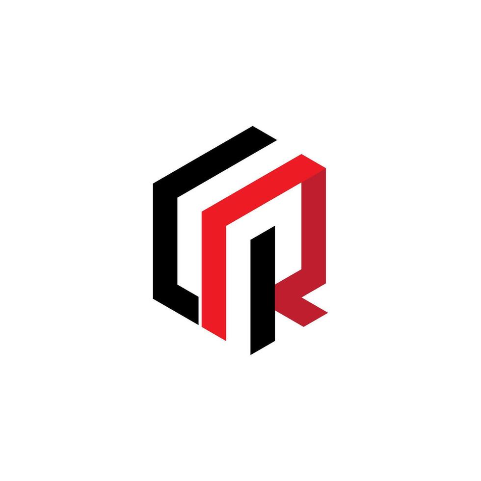 modern CRI initial letter logo design vector