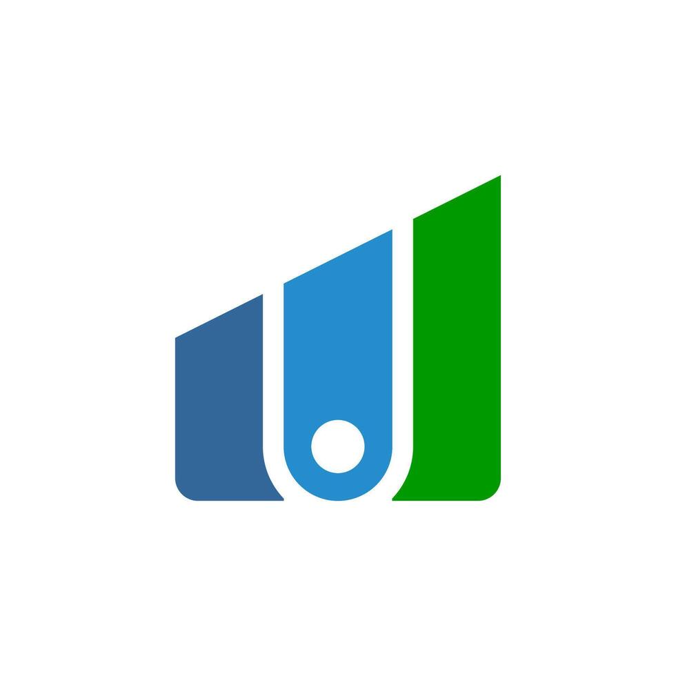 modern M wallet initial letter logo design vector