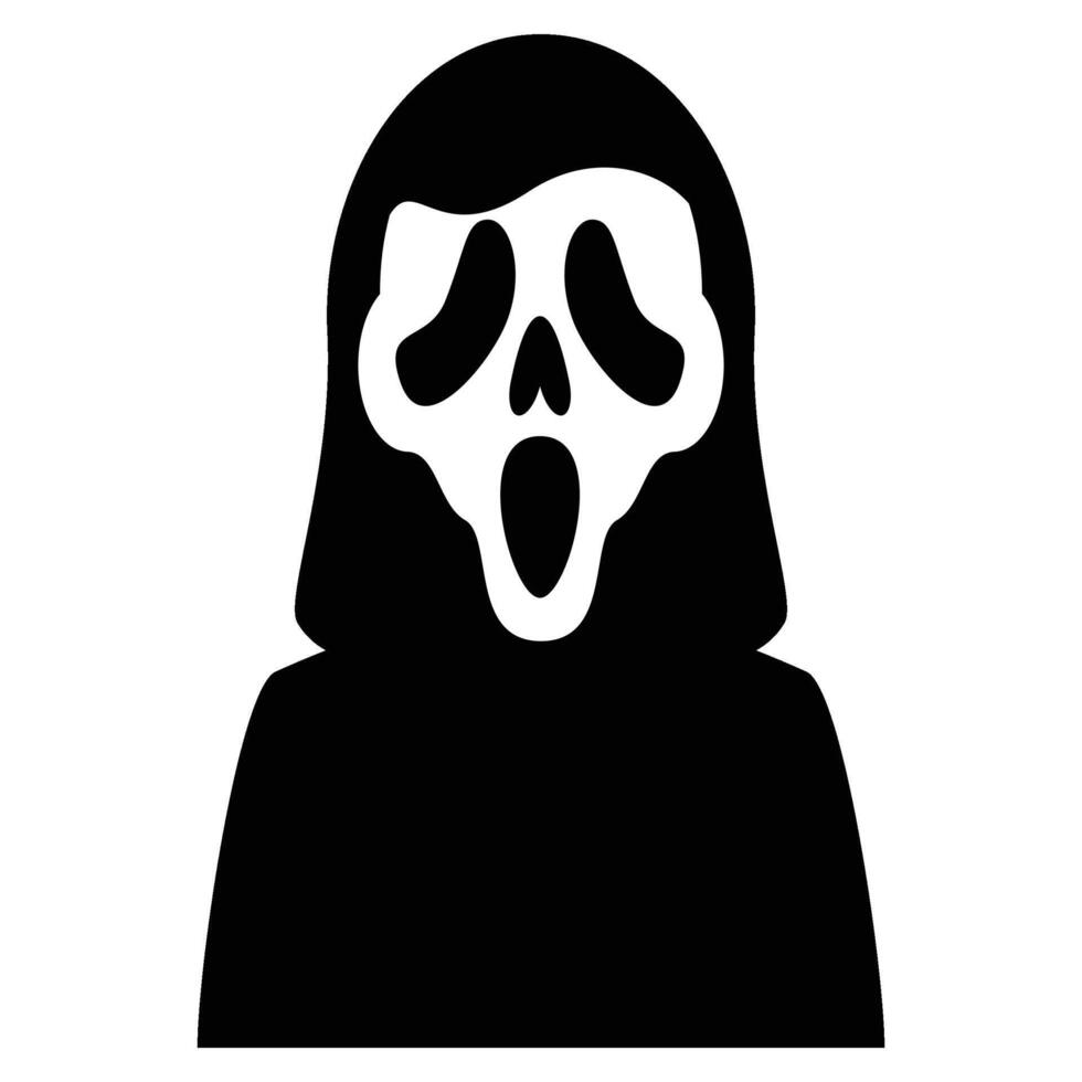 Halloween Grim Reaper Avatar vector