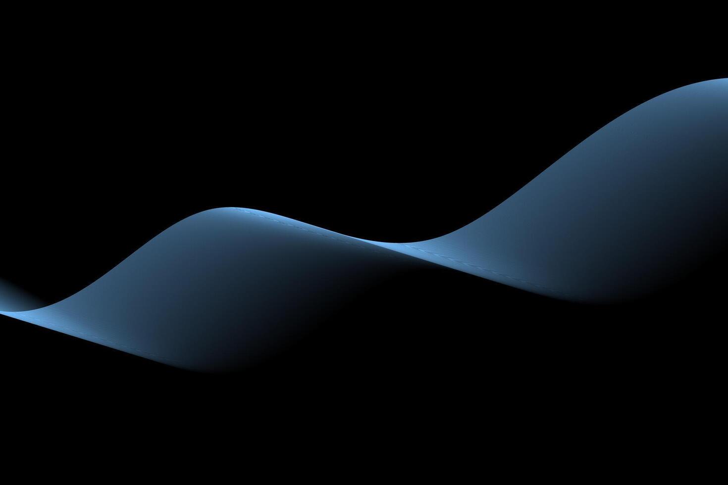 Blue abstract wave smoke background wallpaper vector