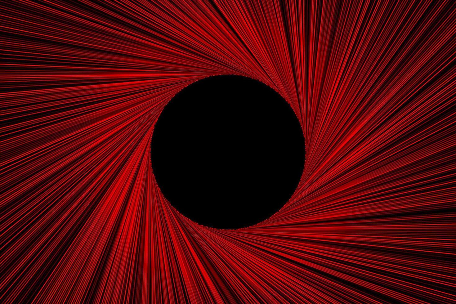 Red circle lines frame abstract background vector