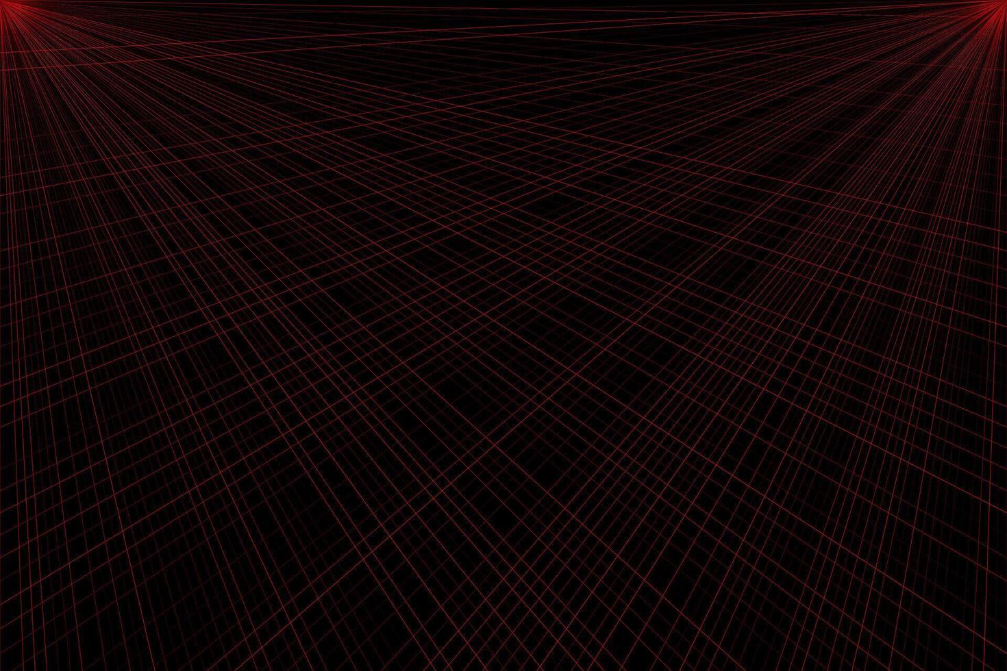 Red perspective lines background abstract wallpaper vector