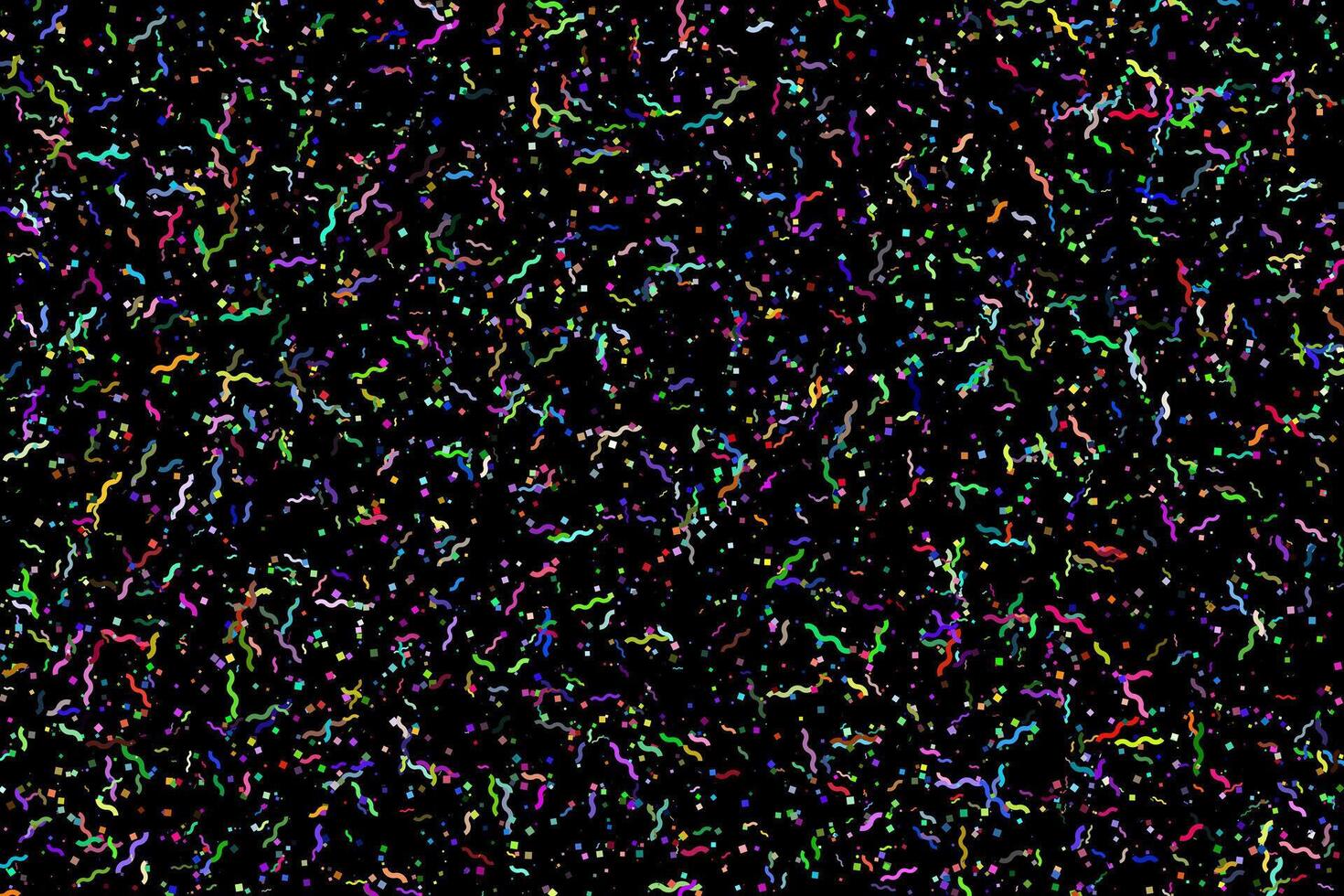 Colorful confetti magical party abstract background vector