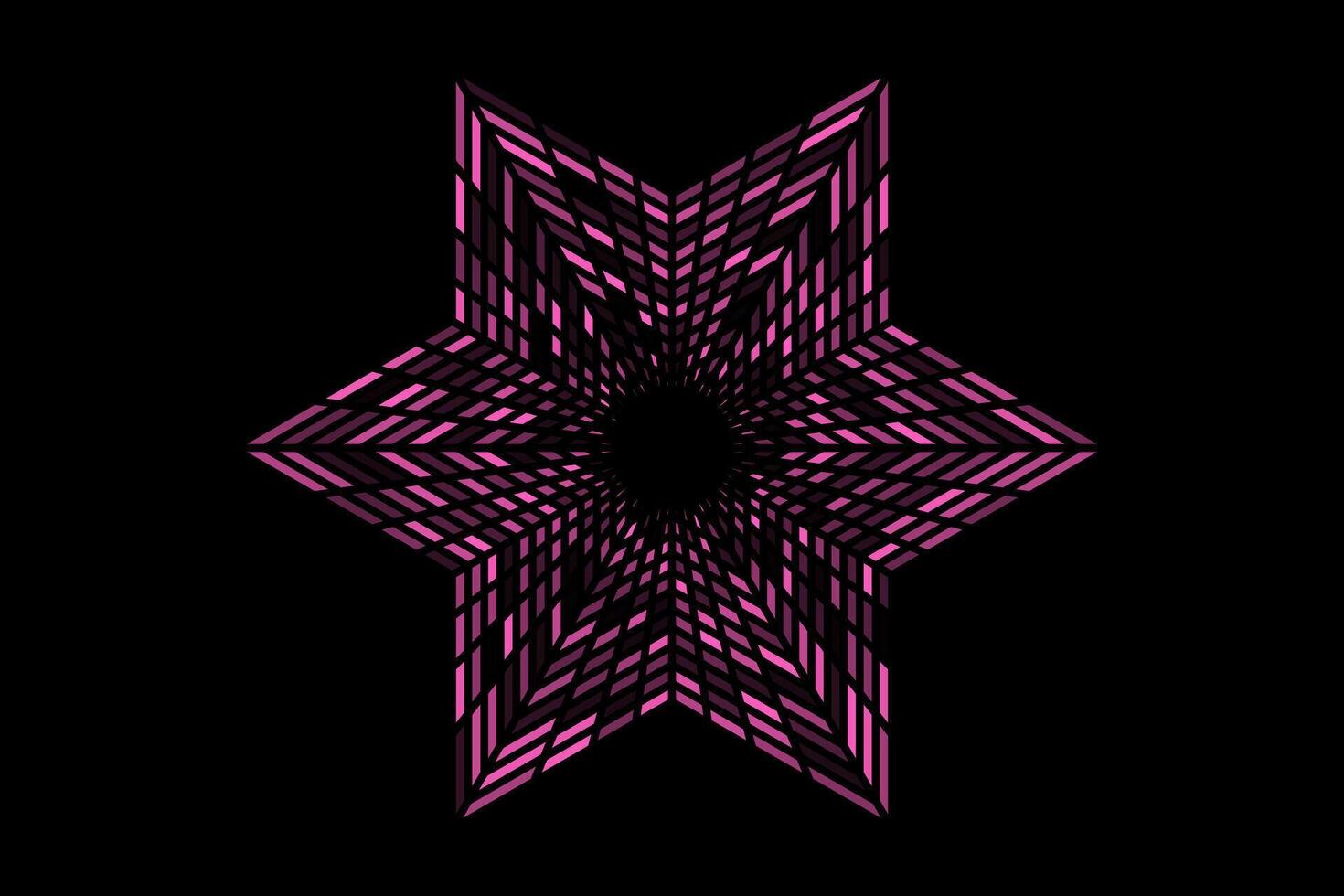 Magenta star particles abstract wallpaper background vector