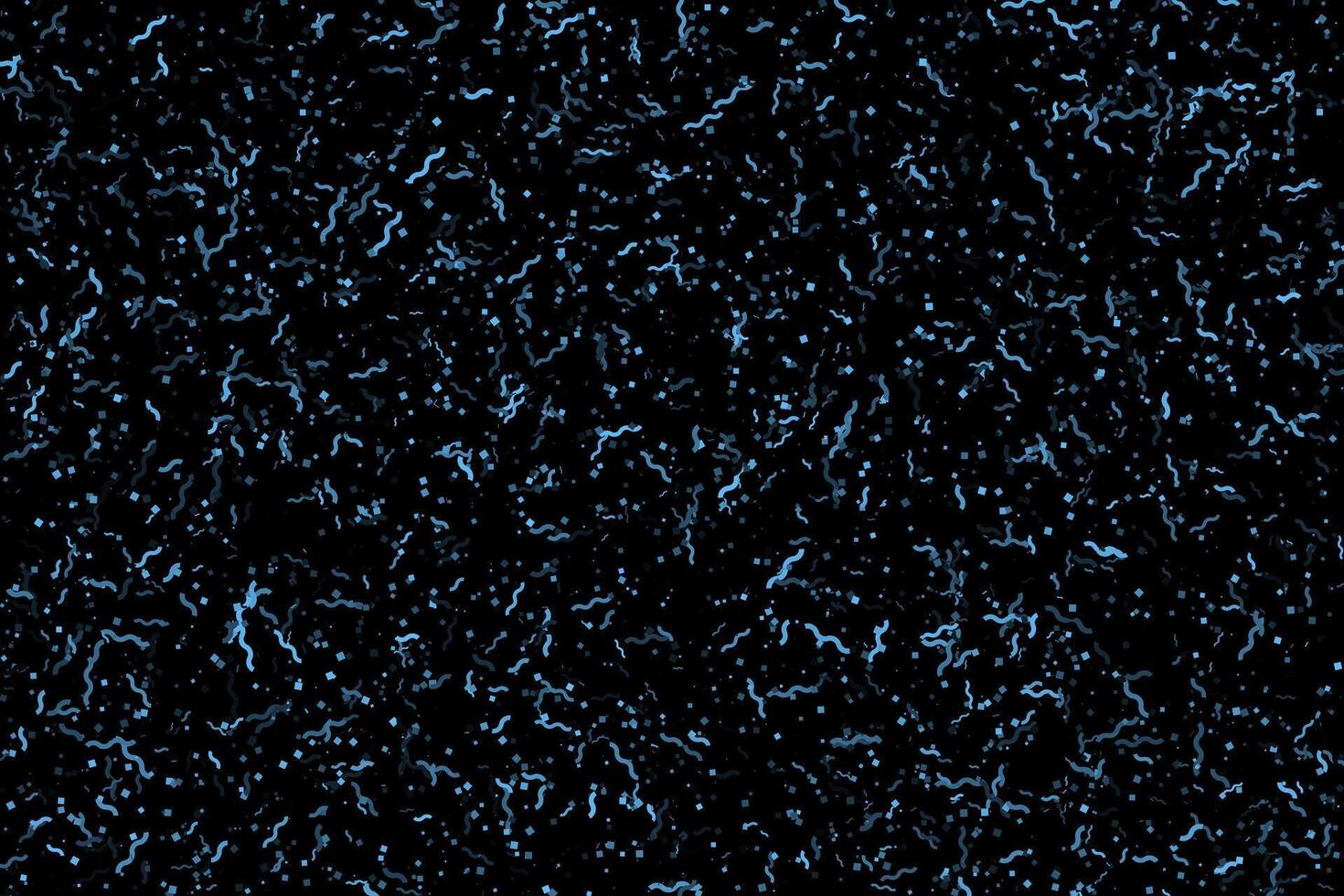 Blue confetti magical party abstract background vector