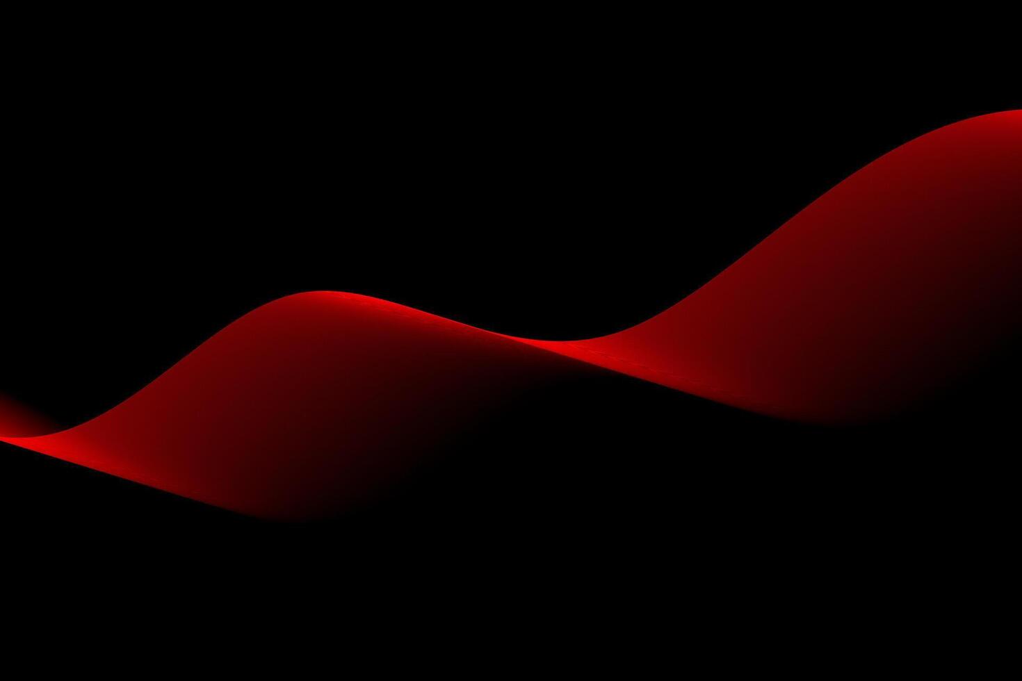 Red abstract wave smoke background wallpaper vector