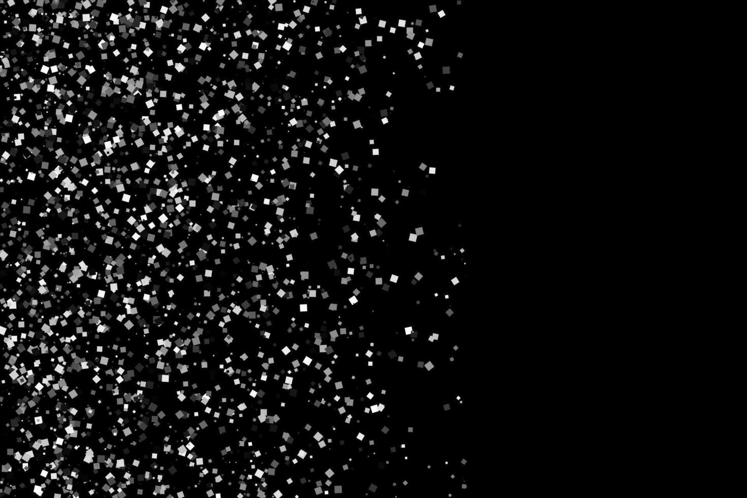 White flying squares abstract wallpaper background vector