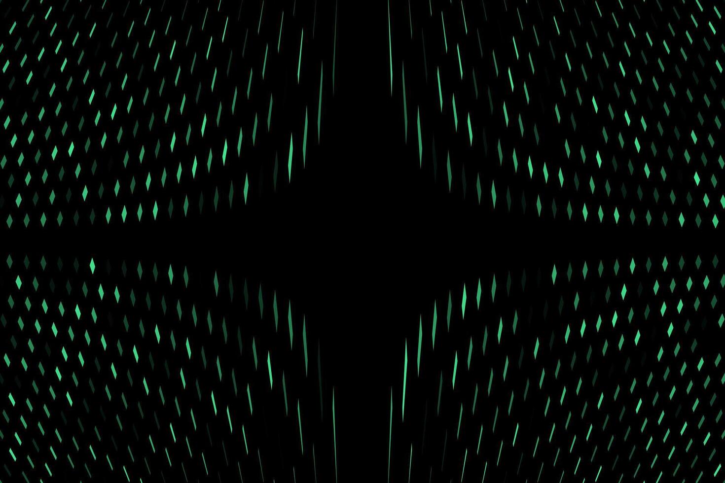 Green abstract wallpaper tech particles background vector