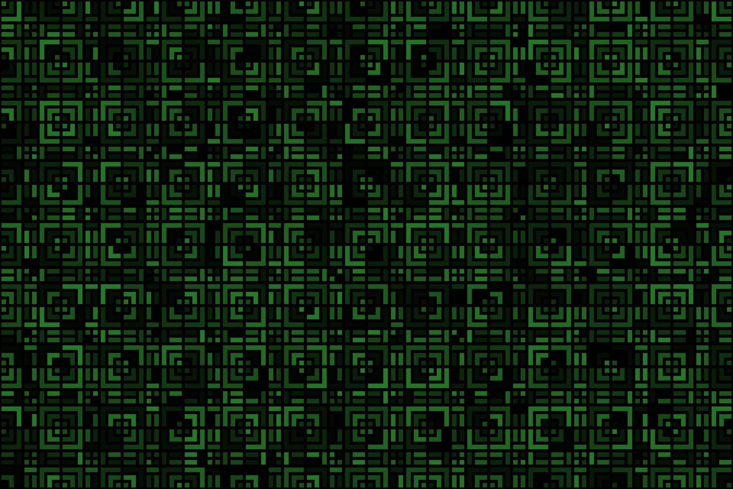 Green squares geometric pattern abstract background vector