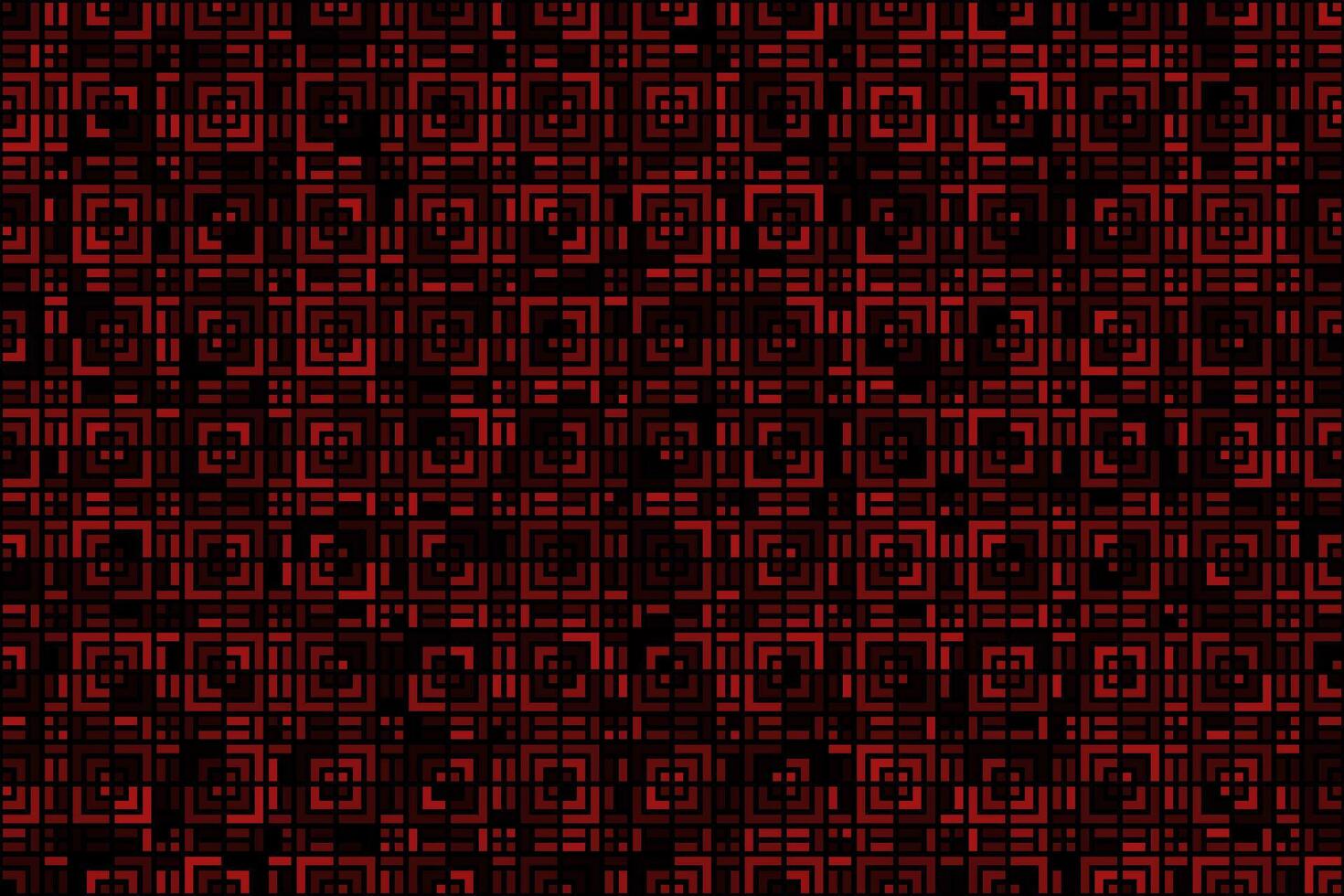 Red squares geometric pattern abstract background vector