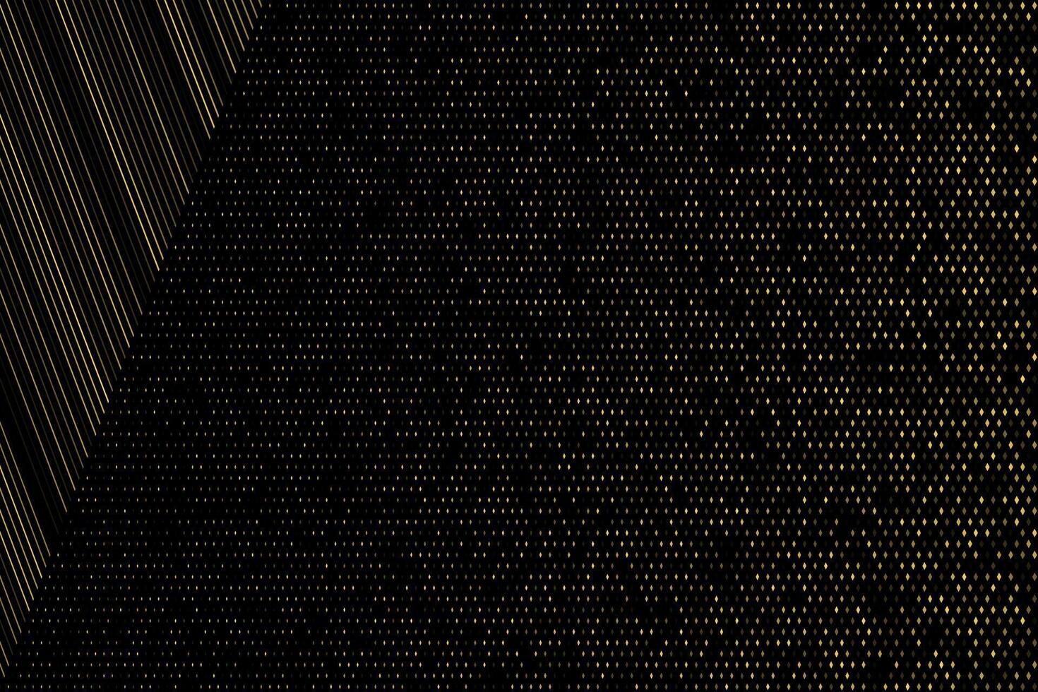 Golden dots abstract card halftone background vector