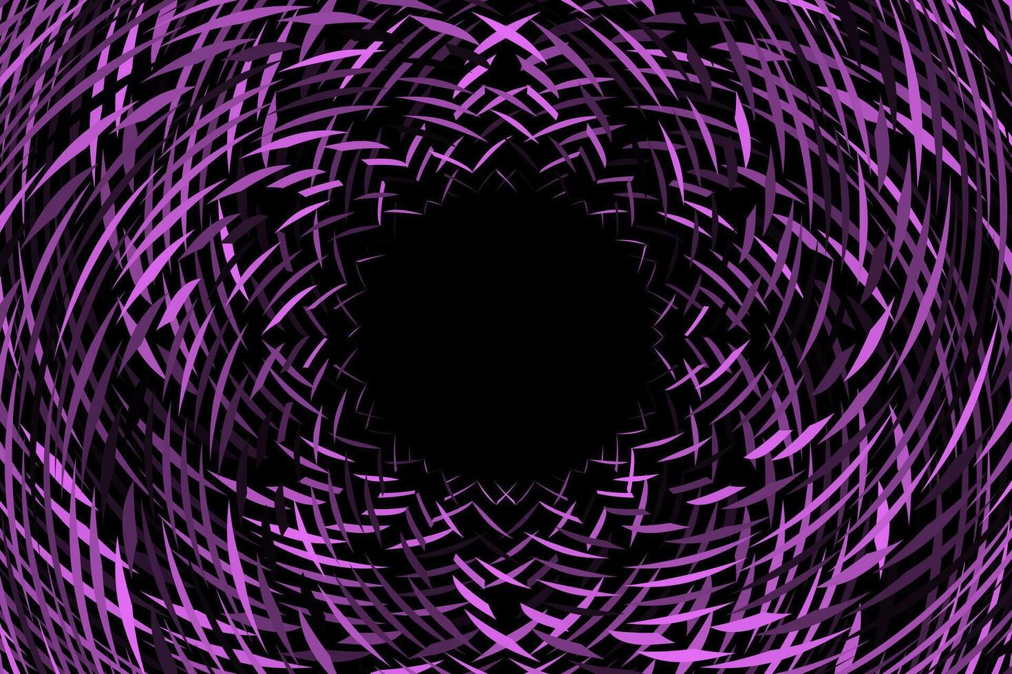 Magenta circle abstract particles flying background vector