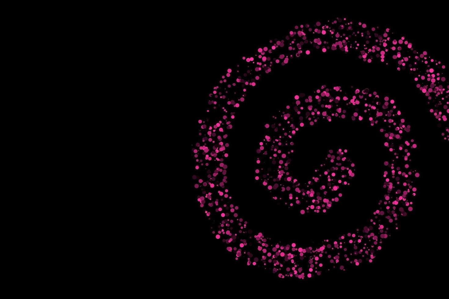 Red spiral form circles abstract background vector