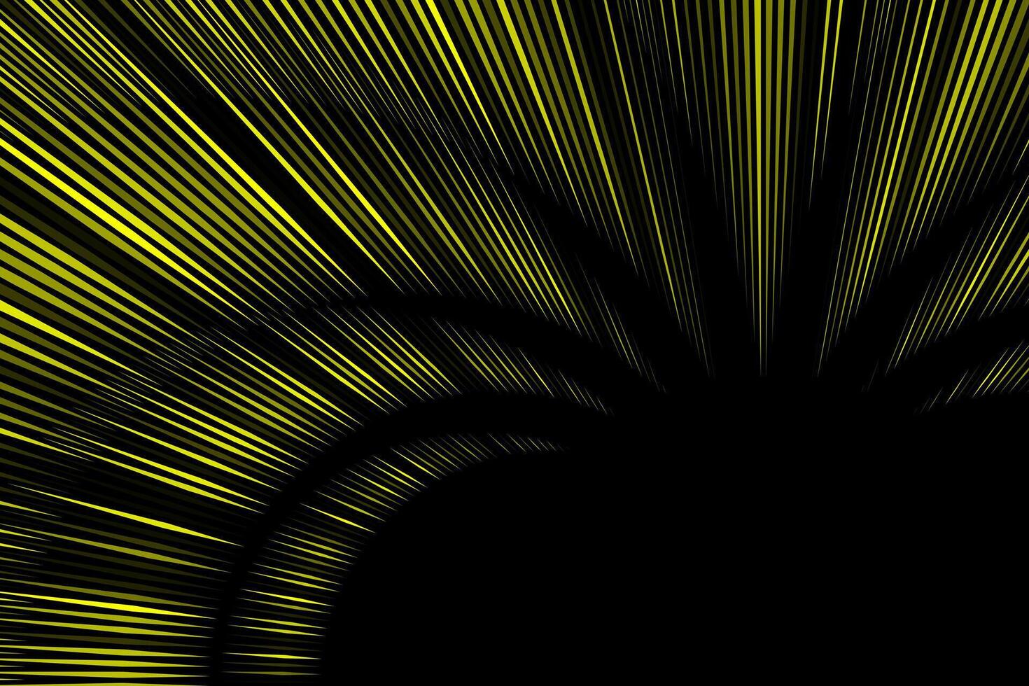 yellow abstract light rays background wallpaper vector
