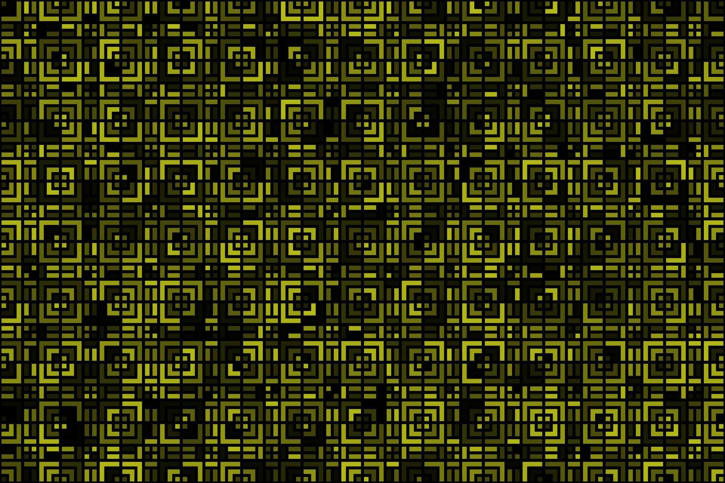 Yellow squares geometric pattern abstract background vector