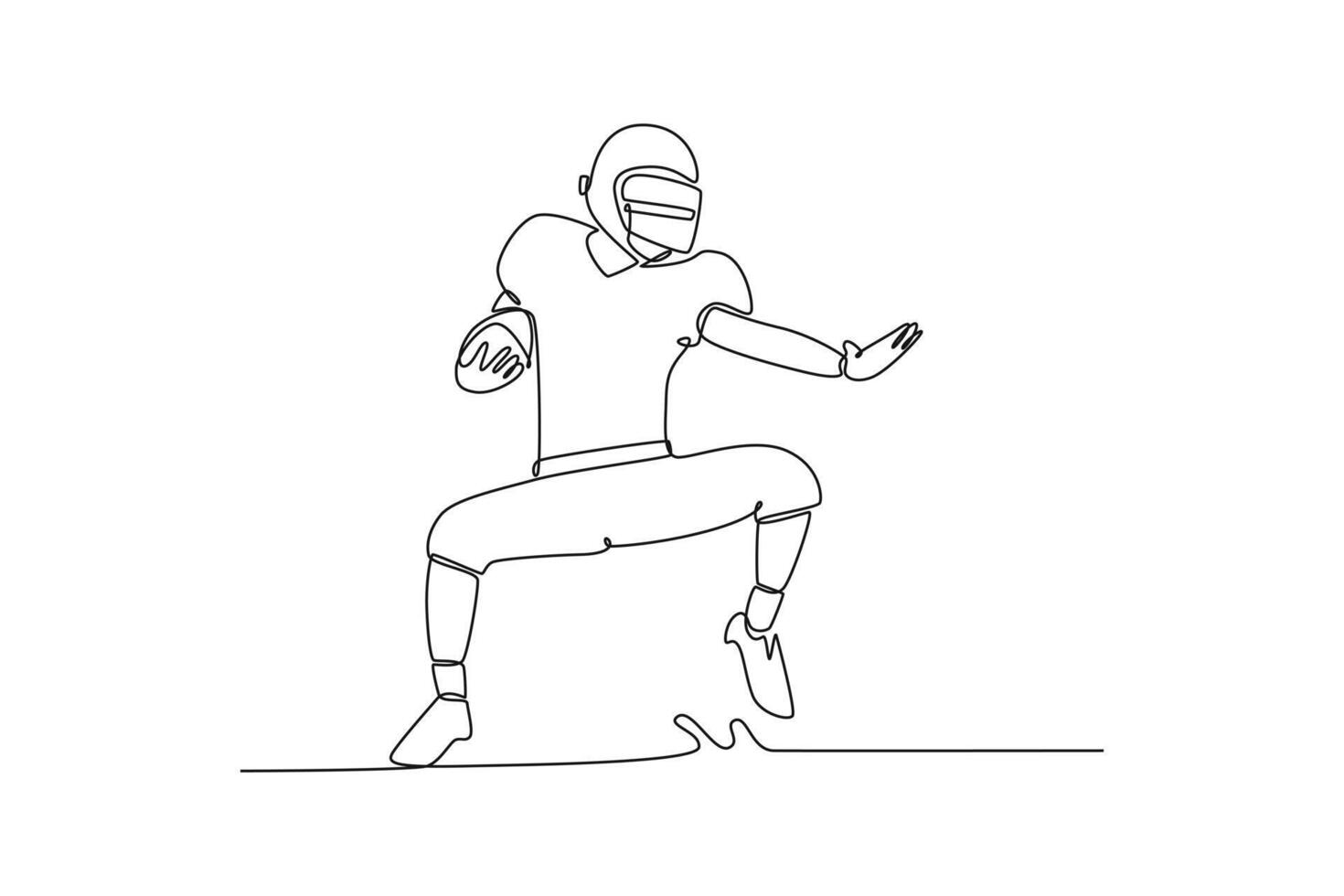 Do sports concept. Single line draw design graphic illustration. vector
