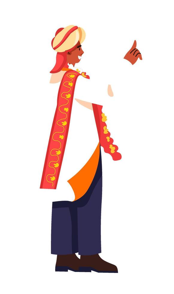 Illustration of Indian Groom vector