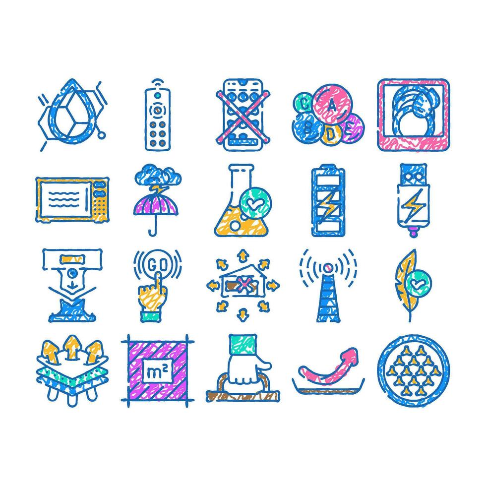 product caution label warning icon hand drawn vector