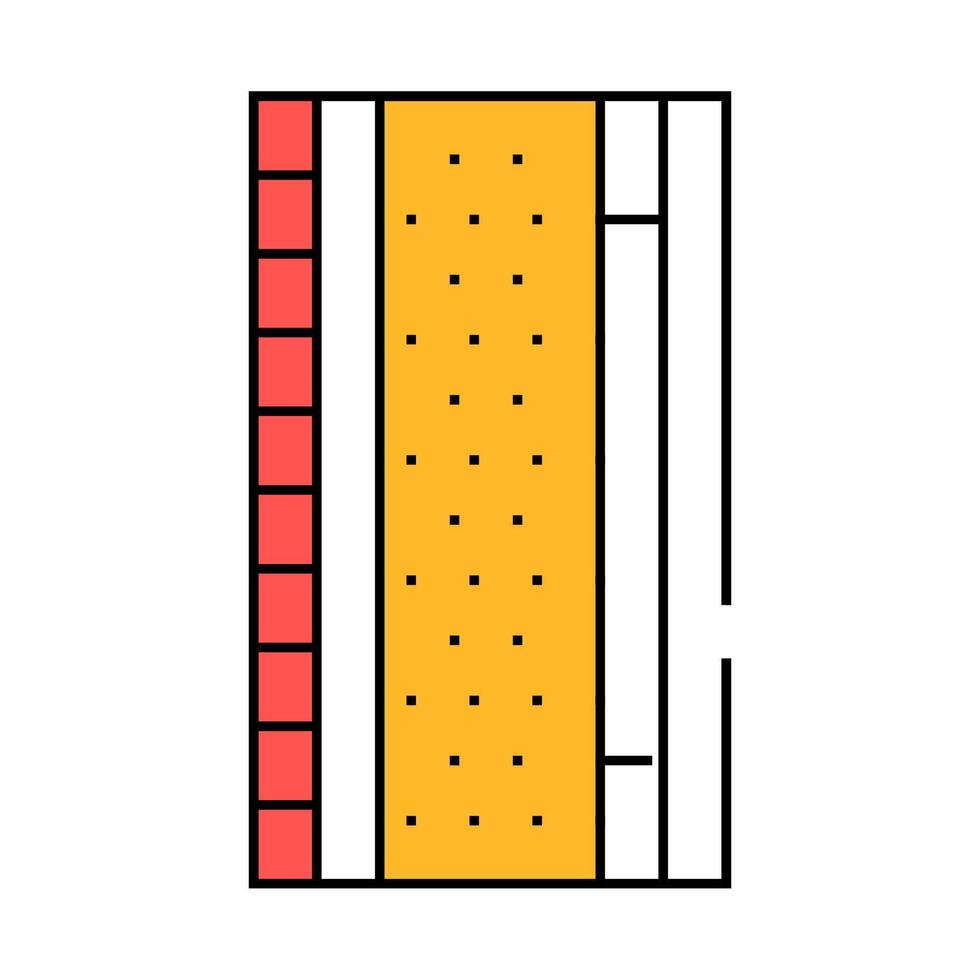wall repair icon color illustration vector