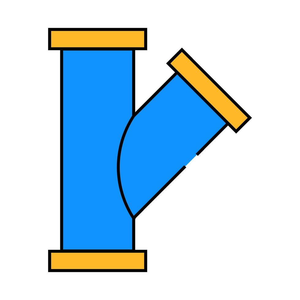 pipe repair icon color illustration vector