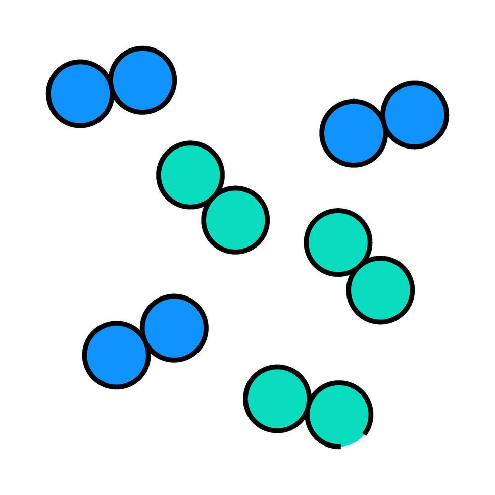 pneumococcus infection icon color illustration vector